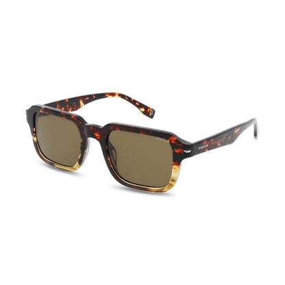 Police Brown Acetate Sunglasses – Category 3, 52mm