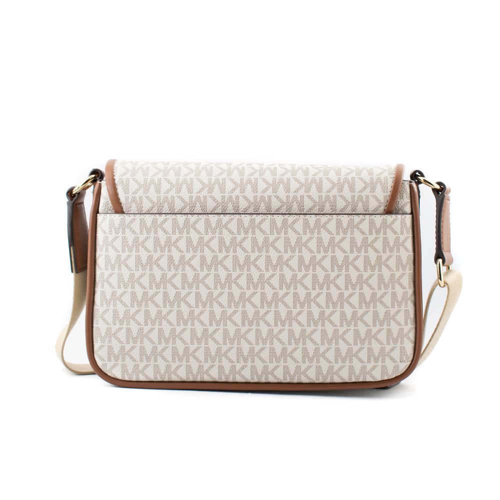Michael Kors Beige Canvas Crossbody Bag - Bradshaw Collection