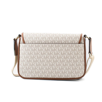 Michael Kors Beige Canvas Crossbody Bag - Bradshaw Collection