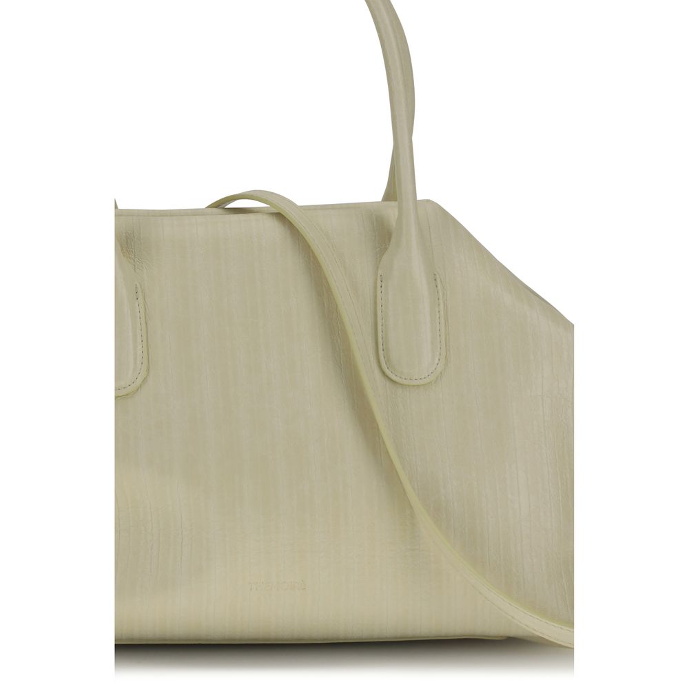 THEMOIRè Cream Polyethylene Shoulder Bag