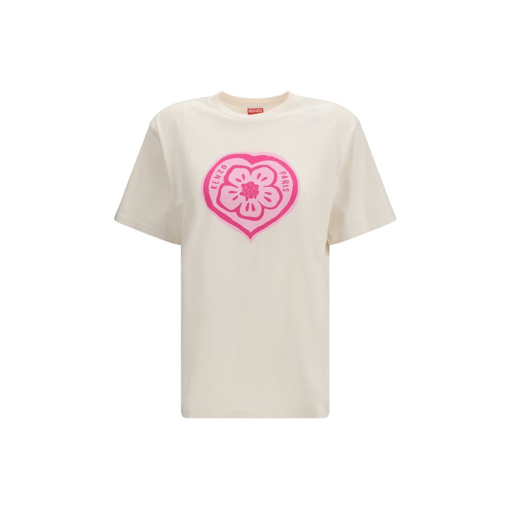 Kenzo Boke Heart White Cotton T-Shirt