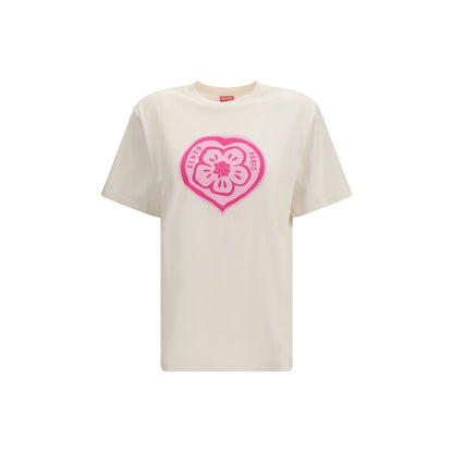 Kenzo Boke Heart White Cotton T-Shirt