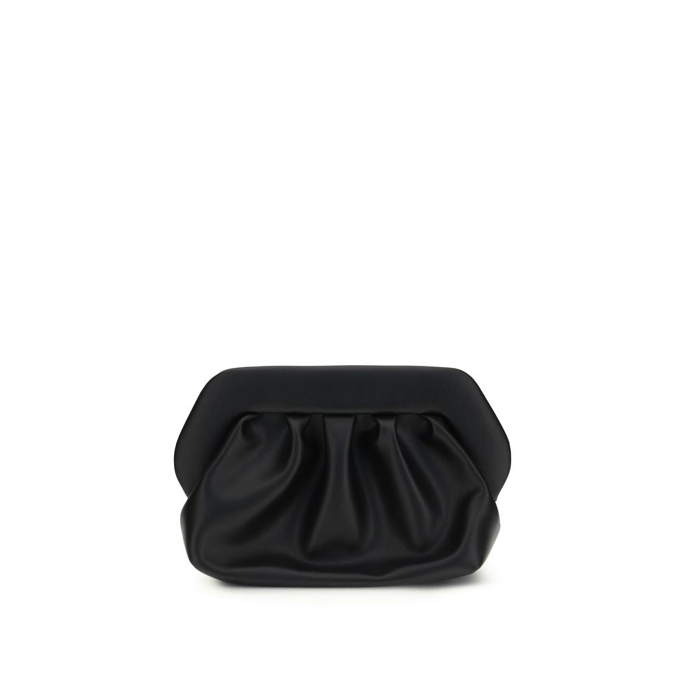 THEMOIRè Black Polyethylene Handbag - Sustainable Elegance