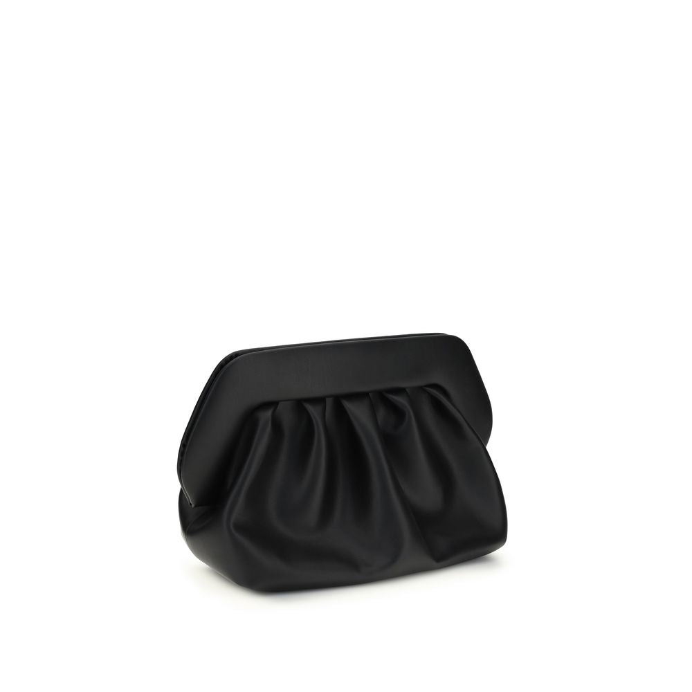 THEMOIRè Black Polyethylene Handbag - Sustainable Elegance