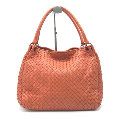 Bottega Veneta Preloved Intrecciato Leather Hobo Bag in Vibrant Orange - A Timeless Statement Piece