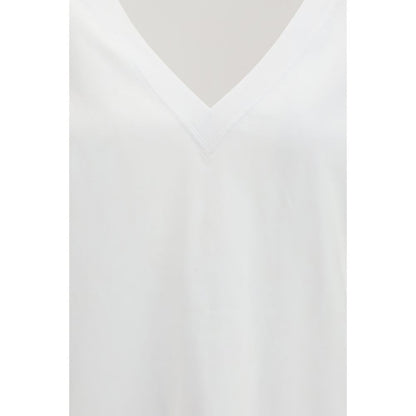 Loulou De Saison White Cotton Long Sleeve T-Shirt