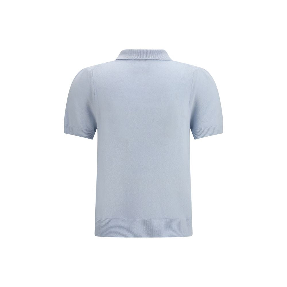 Allude Light Blue Cashmere Dress Shirt