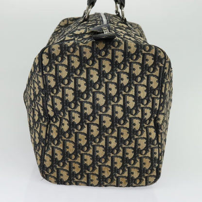 Pre-Loved Vintage Dior Trotter Boston Bowling Bag | Navy Canvas