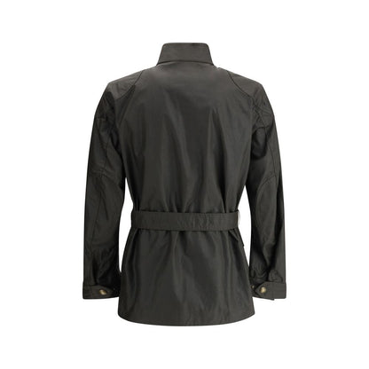 Belstaff Green Waxed Cotton Trailmaster Water Resistant Jacket