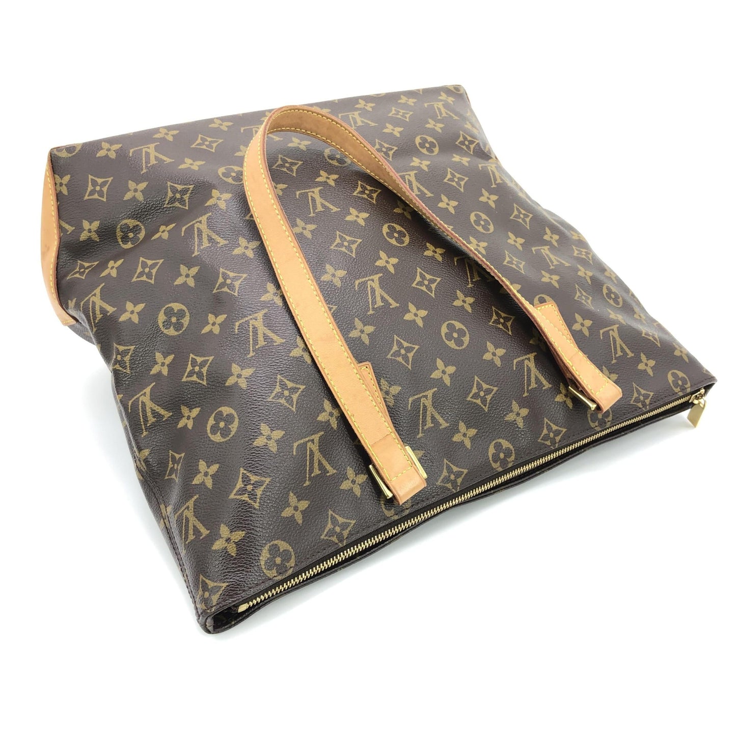 Louis Vuitton Preloved Monogram Cabas Mezzo Tote Handbag in Very Good Condition