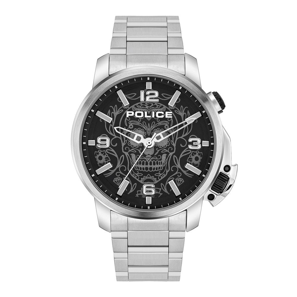 Police Men's Quartz Grey Stainless Steel Dress Watch