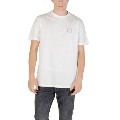 Armani Exchange White Cotton T-Shirt for Men