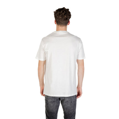 Armani Exchange White Cotton T-Shirt for Men