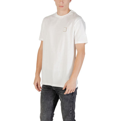 Armani Exchange White Cotton T-Shirt for Men