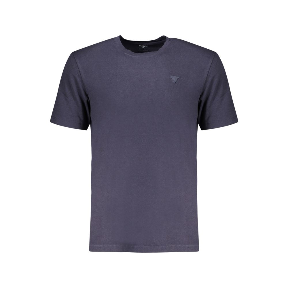 Guess Jeans Blue Modal Men T-Shirt