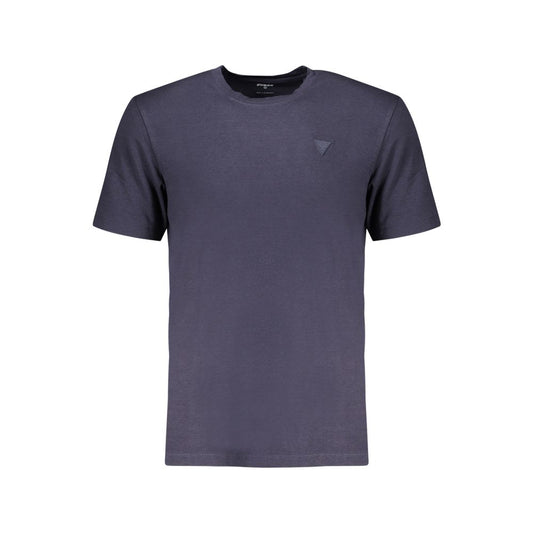 Guess Jeans Blue Modal Men T-Shirt