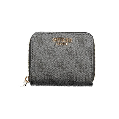 Guess Jeans Black Polyethylene Women Wallet - Laurel II SLG