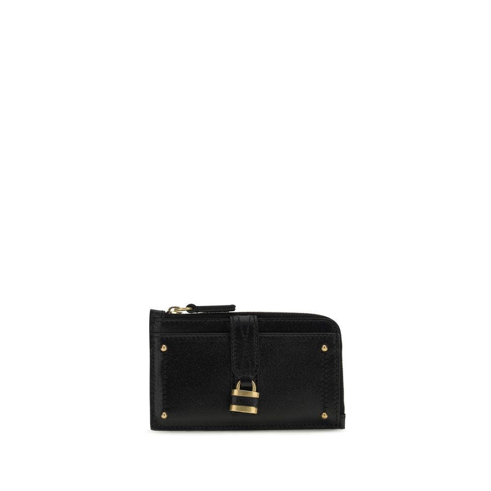 Chloé Black Paddington Leather Wallet