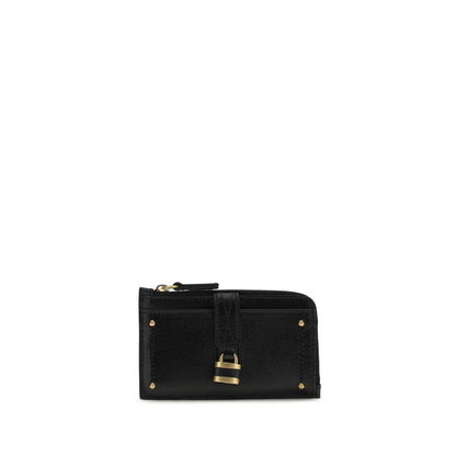 Chloé Black Paddington Leather Wallet