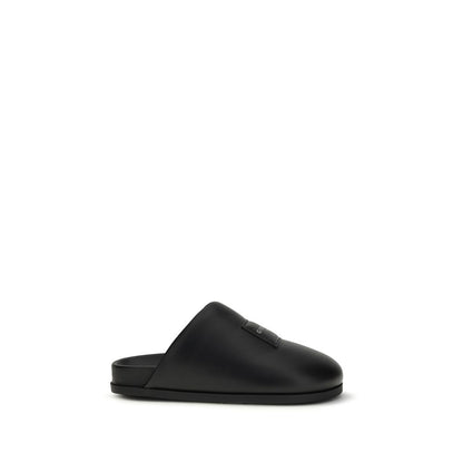 Givenchy Black Padded Leather Mules