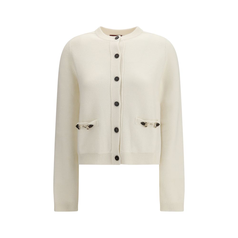 Gucci Beige Wool & Cashmere Blend Cardigan
