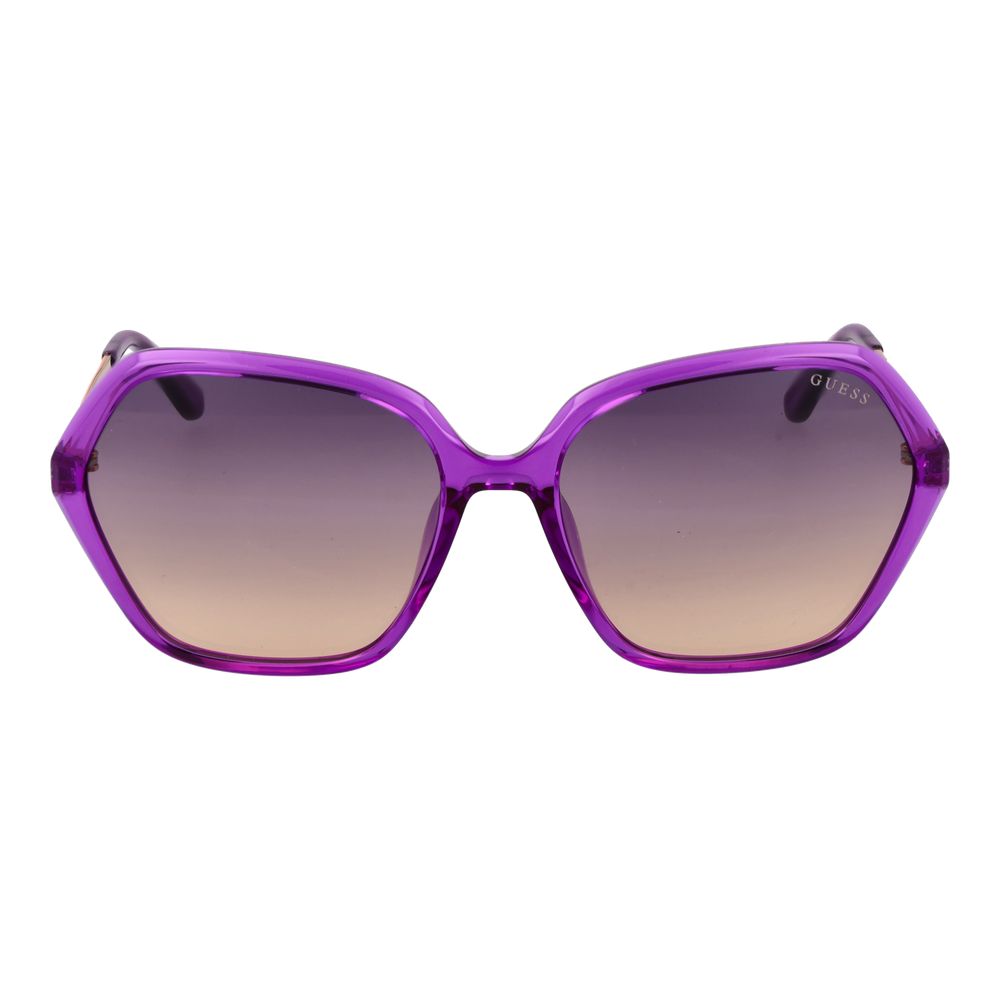 Guess Women's Sunglasses – Purple Square Frame, Gradient Lenses