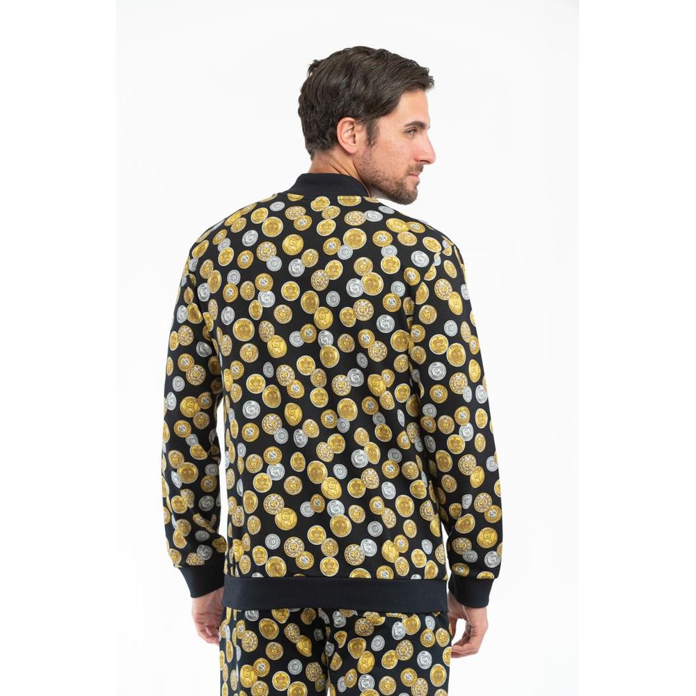 Moschino Black Fantasy Cotton Sweatshirt