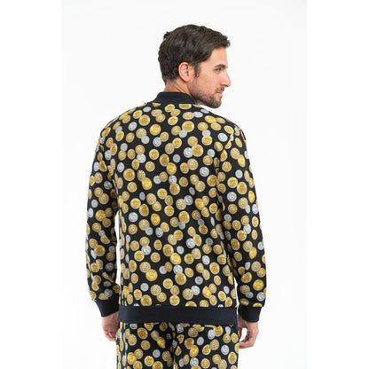 Moschino Black Fantasy Cotton Sweatshirt