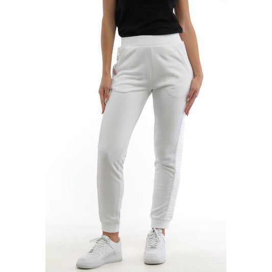 Moschino White Cotton Joggers
