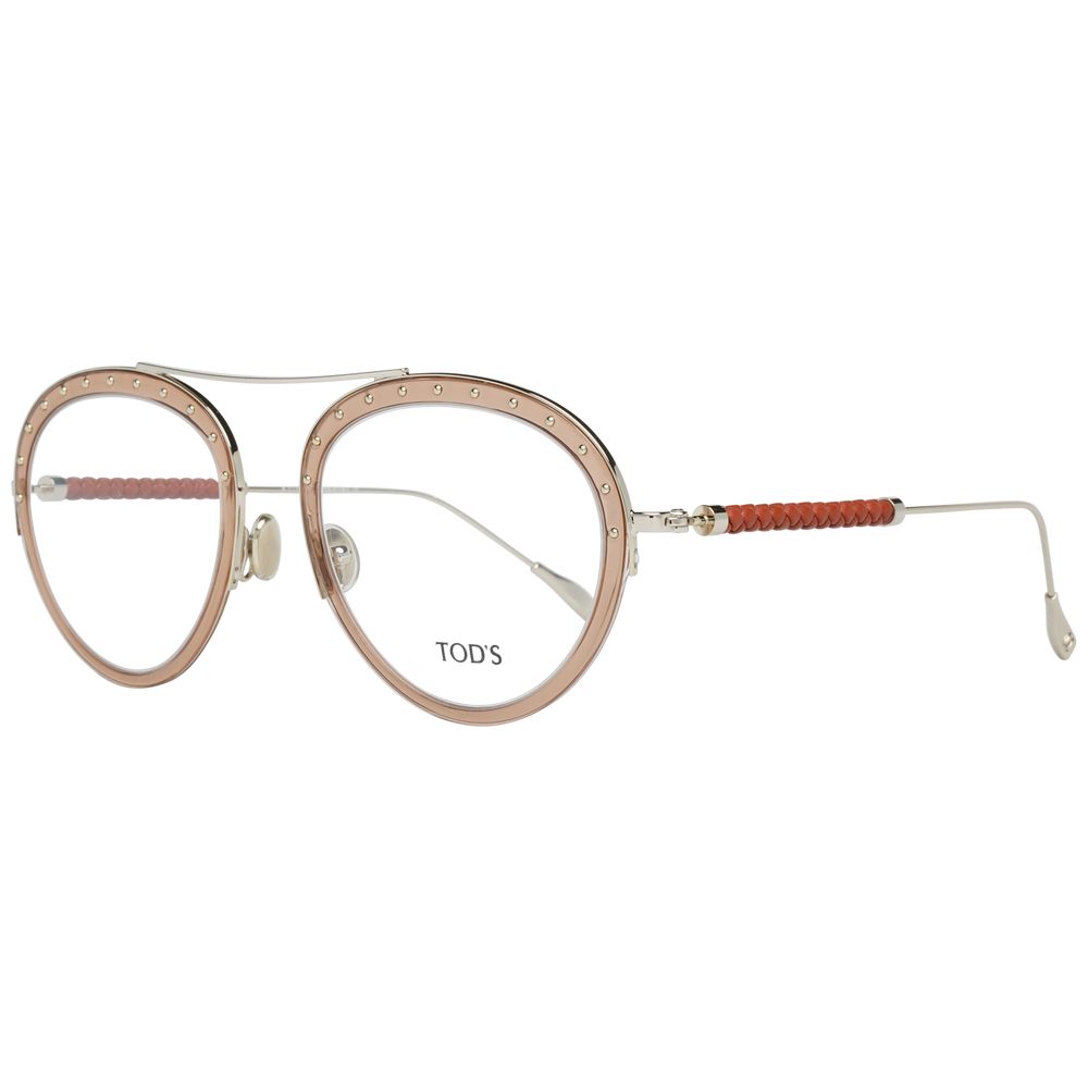 Tod's Women’s Optical Glasses – Brown Oval Frame, 52mm