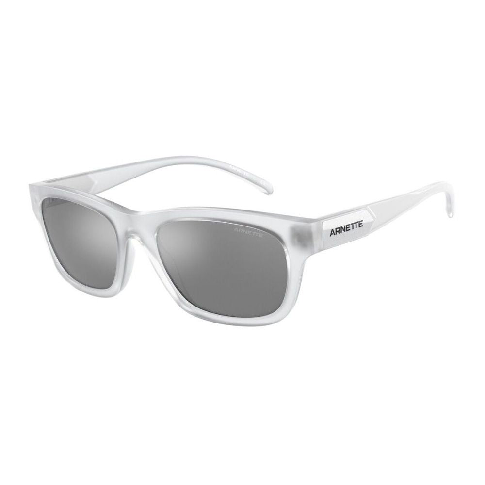 Arnette Men’s Sunglasses – White Resin Frame, Grey Lenses