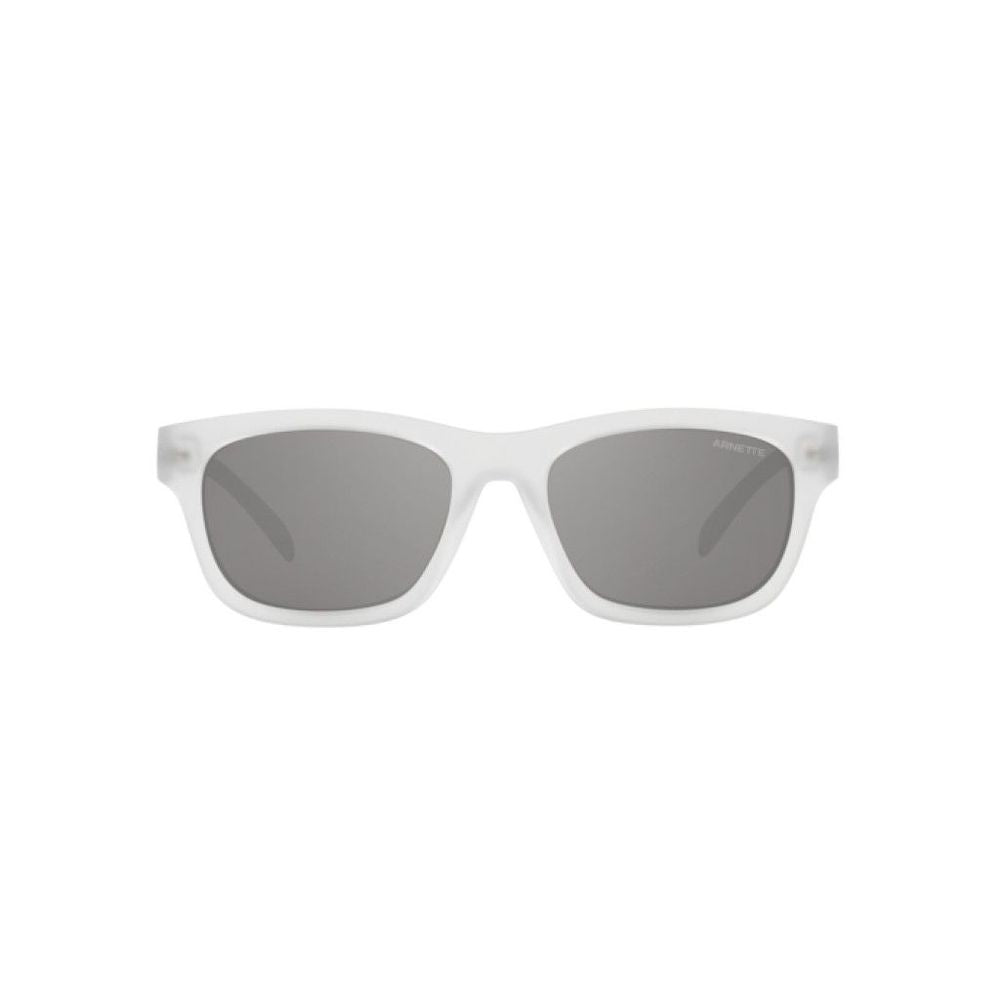Arnette Men’s Sunglasses – White Resin Frame, Grey Lenses