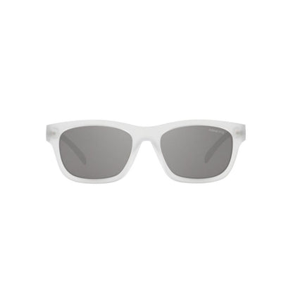 Arnette Men’s Sunglasses – White Resin Frame, Grey Lenses