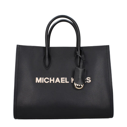 Michael Kors Black Leather Handbag - Timeless Elegance