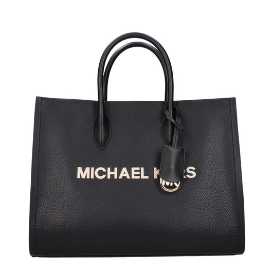 Michael Kors Black Leather Handbag - Timeless Elegance