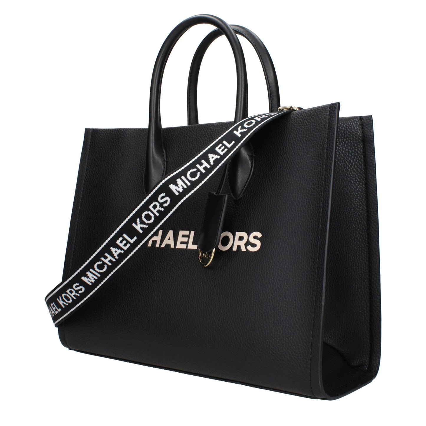 Michael Kors Black Leather Handbag - Timeless Elegance