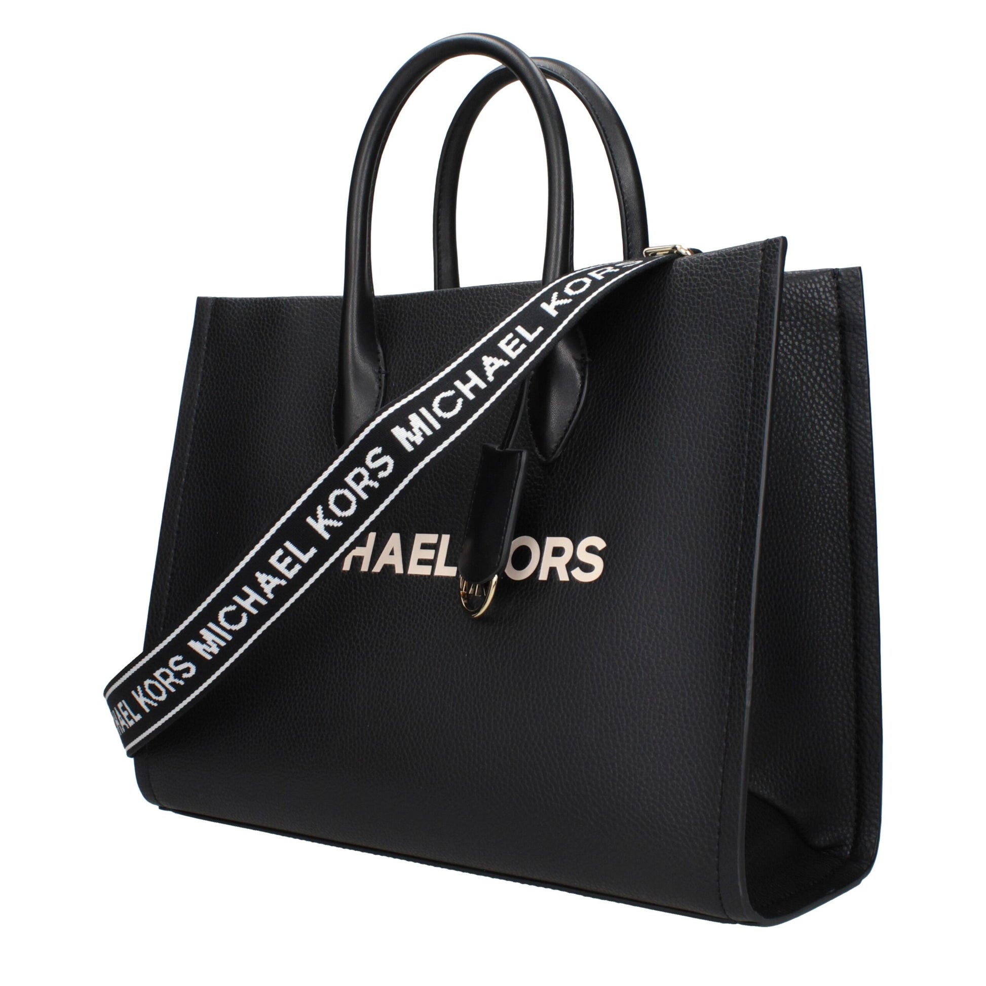 Michael Kors Black Leather Handbag - Timeless Elegance
