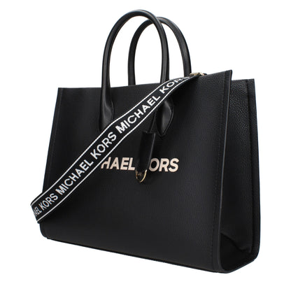 Michael Kors Black Leather Handbag - Timeless Elegance