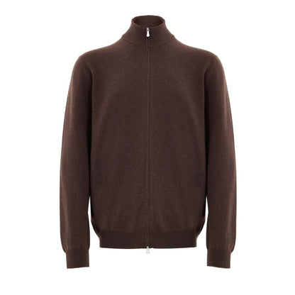 Gran Sasso Brown Wool Cardigan - Timeless Elegance for Every Occasion