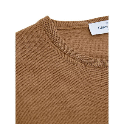 Gran Sasso Brown Wool Sweatshirt
