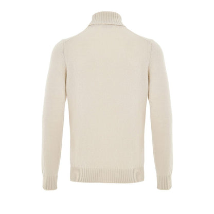 Gran Sasso Beige Wool Turtleneck Sweater