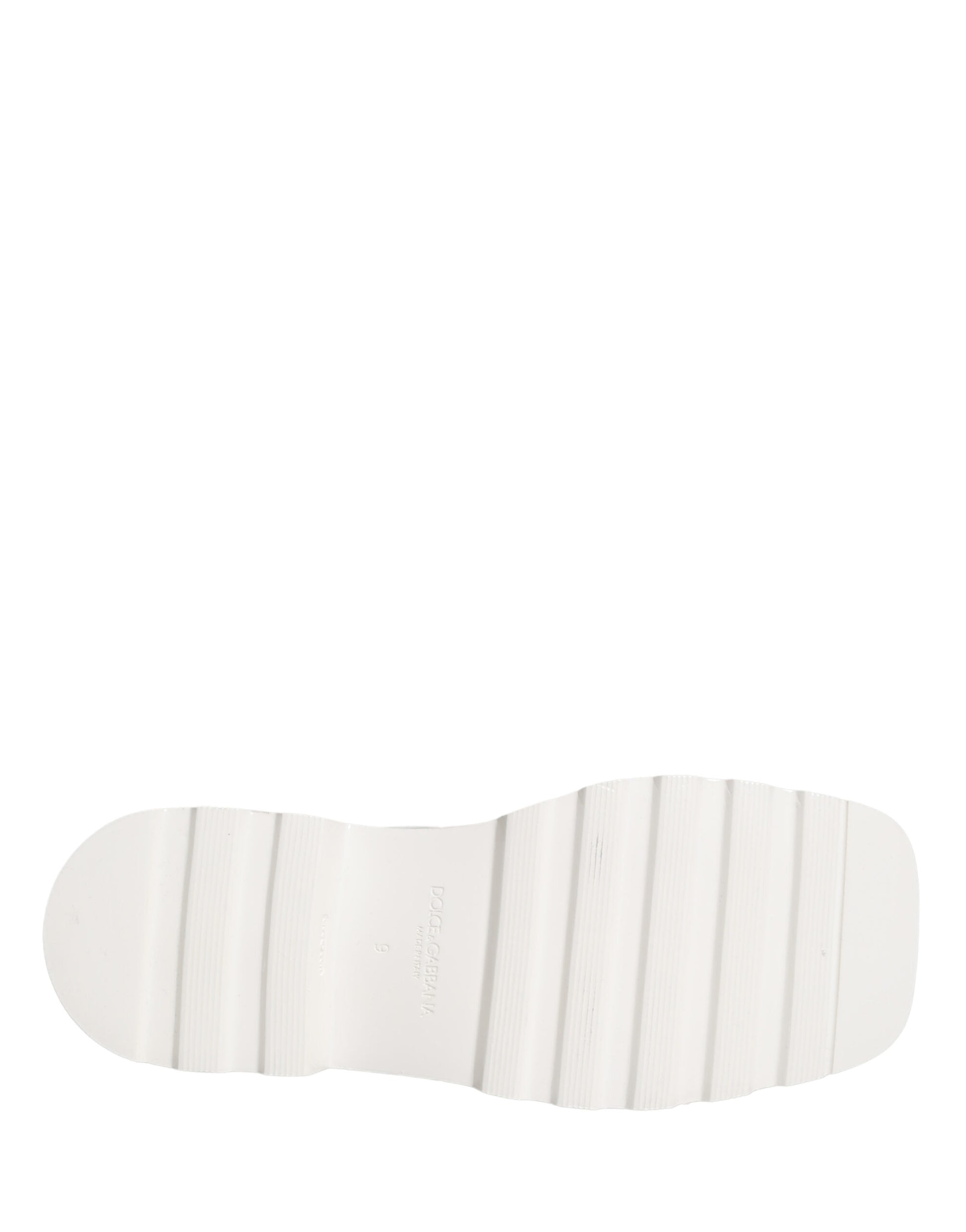 Dolce & Gabbana White Leather Chunky Sole Derby Shoes