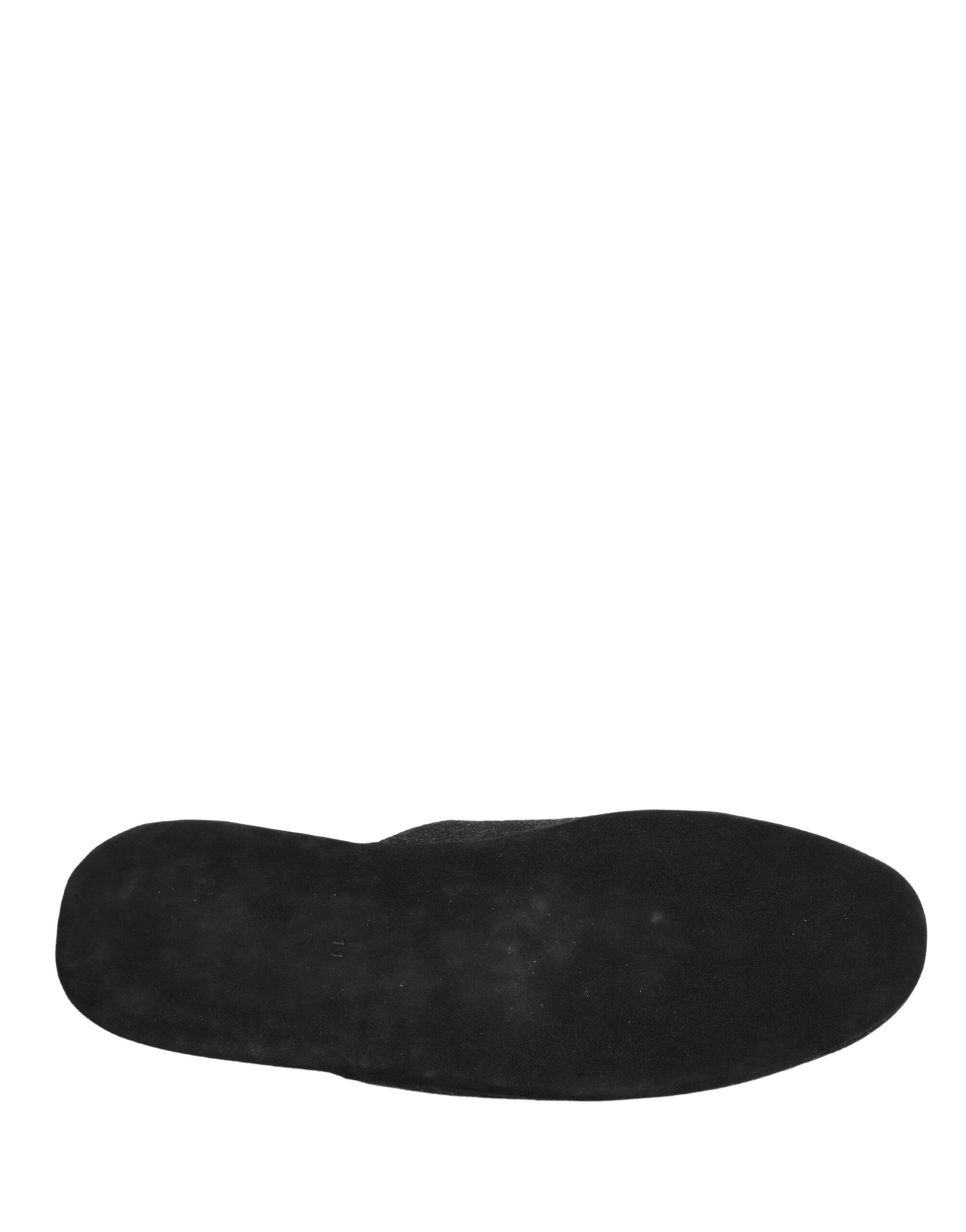 Dolce & Gabbana Anthracite Wool Cashmere Quilted Slippers