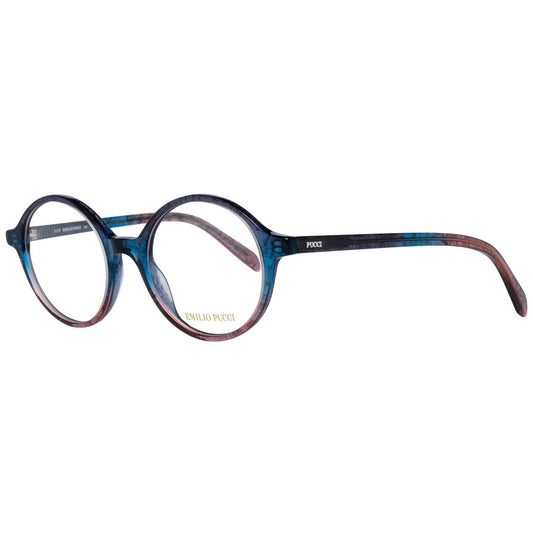 Emilio Pucci Women’s Optical Glasses – Multicoloured Round Frame, 50mm