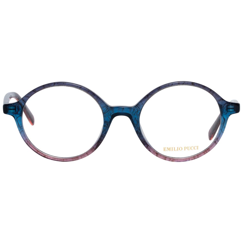 Emilio Pucci Women’s Optical Glasses – Multicoloured Round Frame, 50mm