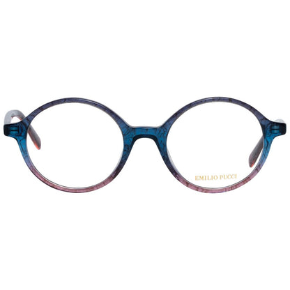 Emilio Pucci Women’s Optical Glasses – Multicoloured Round Frame, 50mm