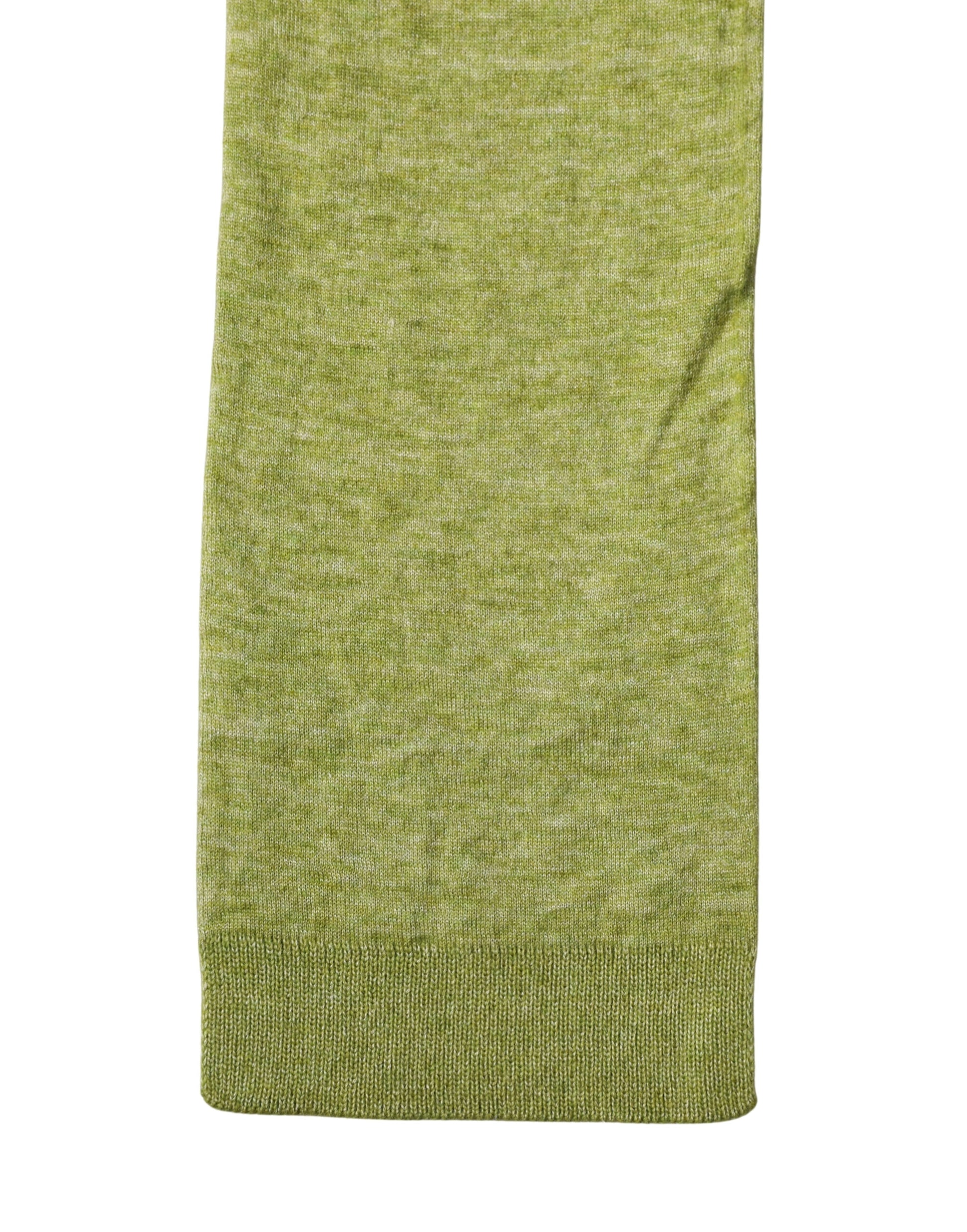 Dolce & Gabbana Green Cashmere Knitted Neck Foulard