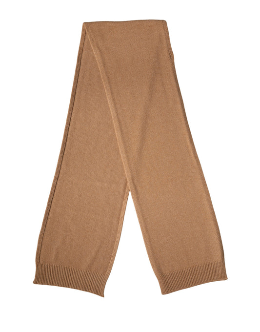 Dolce & Gabbana Brown Cashmere Knitted Foulard