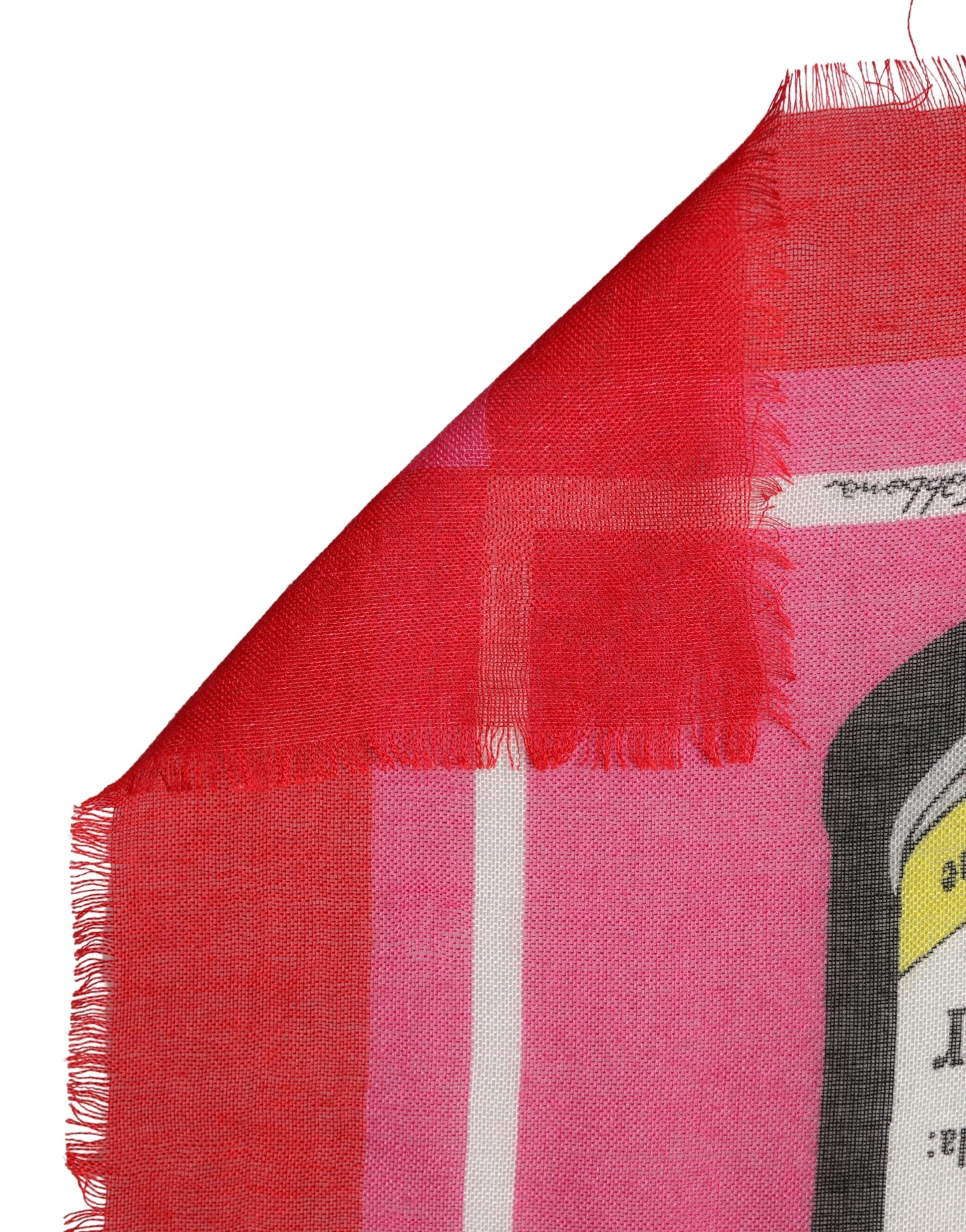 Dolce & Gabbana Pink DG Amore Print Neck Square Shawl 140cm x 135cm  Scarf