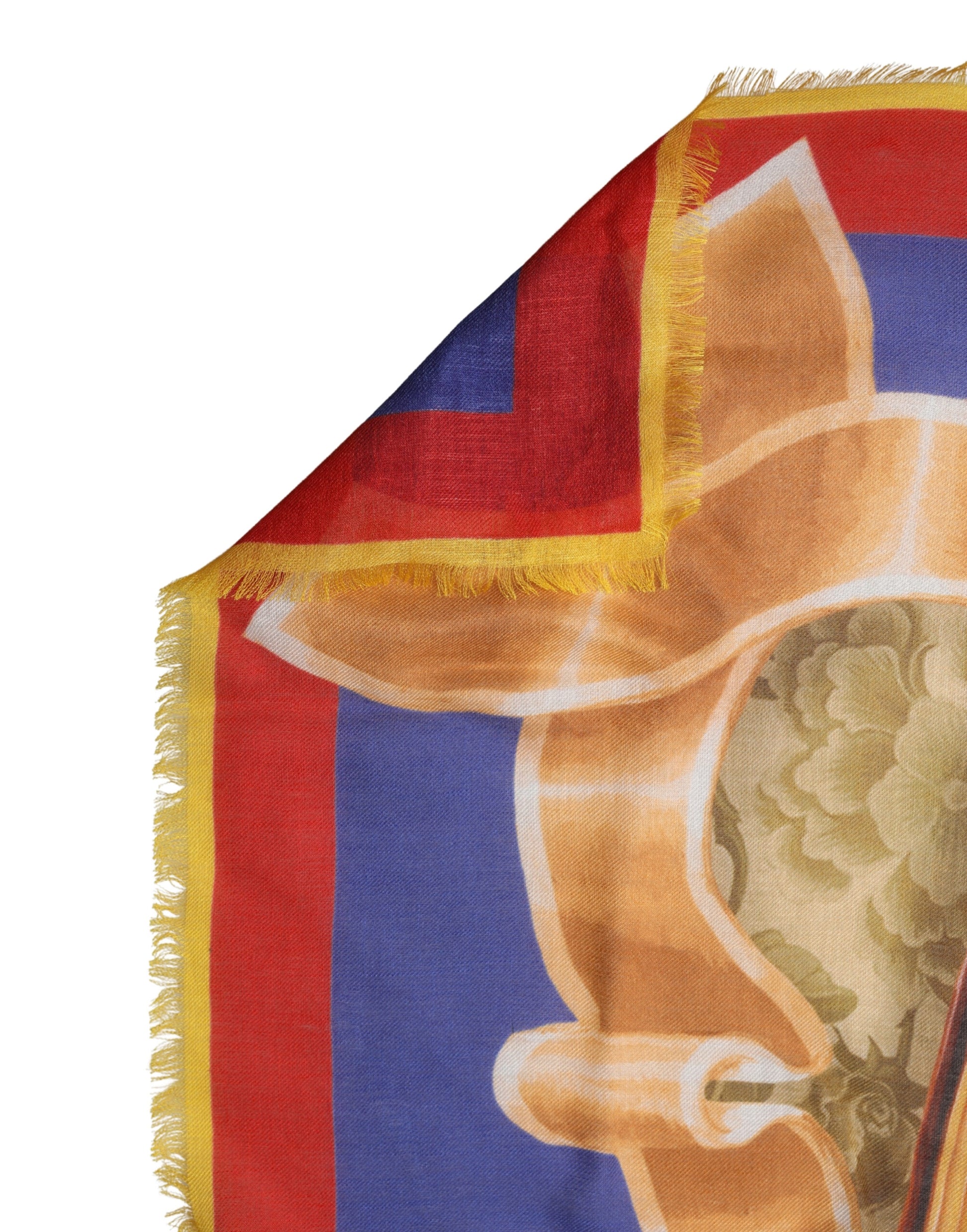 Dolce & Gabbana Multicolor Italy China Shawl Wrap Scarf
